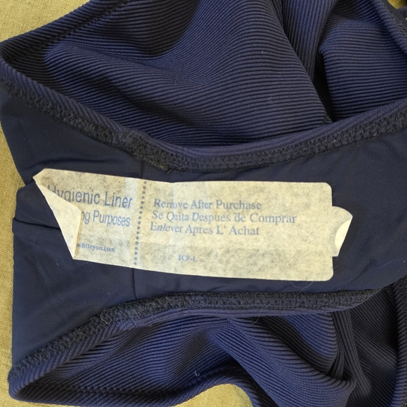 Ele Swims Sienna One Piece - Ribbed Navy Size Small - Picture 5 of 5